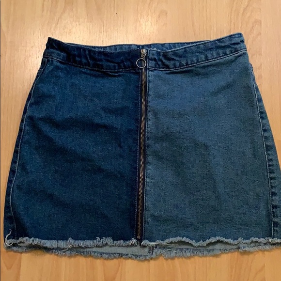 wild fable Dresses & Skirts - Two toned jean mini skirt